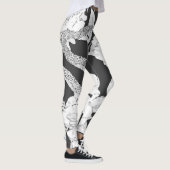 Schlangen Blume Kunstvoll wandern im Valle Verzasc Leggings (Rechts)