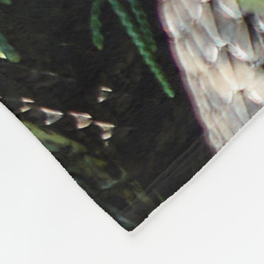 Schlangen-Fleece-Decke Fleecedecke (Ecke)