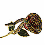 Schlangen-Foto-Skulpturpythonschlange Freistehende Fotoskulptur<br><div class="desc">Eine Ball-Pythonschlange-Schlange kräuselte sich um eine Rot- und GoldRosen-Fotoskulptur für Schönheitssammlung der Schlange lovers.dangerous. Geschenkidee.</div>