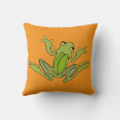 Schlangen-Frosch-Kissen Kissen (Rückseite)