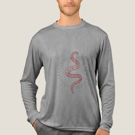 Schlangen gedrucktes Shirt (Vorderseite)