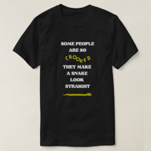 SCHLANGEN GEHEN 2, Schwarzes Sarkastisches Schlang T-Shirt