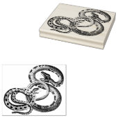 Schlangen Gummi Briefmarke Gummistempel (Stempel)