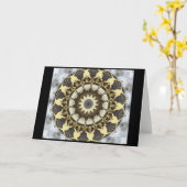 Schlangen-Haut Karte (Gelbe Blume)