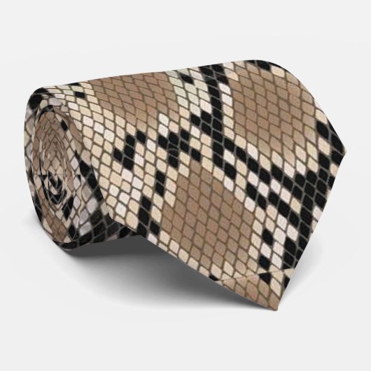 Schlangen-Haut-Krawatte Krawatte (Gerollt)