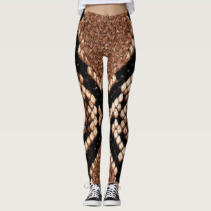 SCHLANGEN-HAUT LEGGINGS