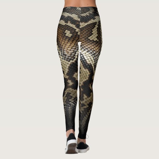 Schlangen-Haut-Leggings Leggings (Rückseite)