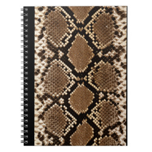 Schlangen-Haut-Notizbuch Notizblock
