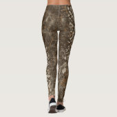 Schlangen-Haut-Tarnungs-Leggings Leggings (Rückseite)