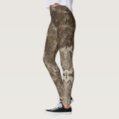 Schlangen-Haut-Tarnungs-Leggings Leggings (Links)