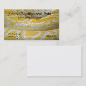 Schlangen-Haut-Visitenkarte Visitenkarte (Vorne/Hinten)