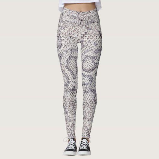 Schlangen-Haut-weibliche Leggings (Vorderseite)