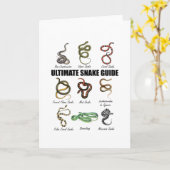 Schlangen Kids Educational Serpent Zookeeper Repti Karte (Gelbe Blume)