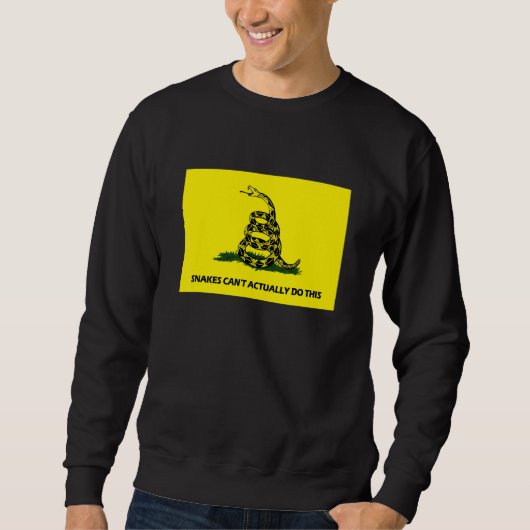 Schlangen können das eigentlich nicht Zitat 4 Sweatshirt (Vorderseite)