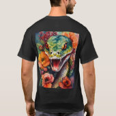 Schlangen-Kopf-T - Shirt (Rückseite)