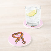 Schlangen-Liebe Untersetzer (Seite)