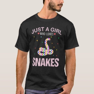 Schlangen Lover Girls Nur ein Mädchen, die Liebe S T-Shirt