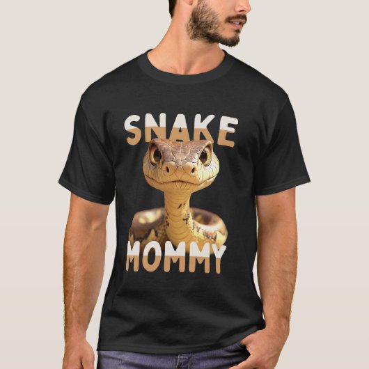 Schlangen-Mama Schlangenmutter Muttertag Mama Cute T-Shirt (Vorderseite)