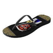 Schlangen-Öl-Verkäufer Flip Flops Badesandalen (Schrägansicht)