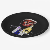 Schlangen-Öl-Verkäufer Papierplatte Pappteller (Schrägansicht)