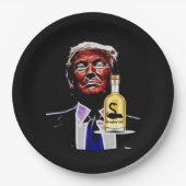 Schlangen-Öl-Verkäufer Papierplatte Pappteller (Vorderseite)