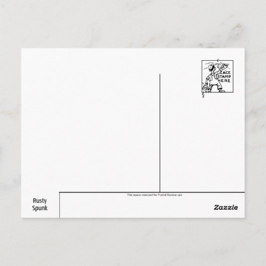 Schlangen Postkarte (Rückseite)