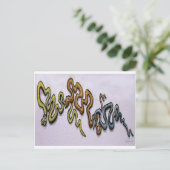 Schlangen Postkarte (Stehend Vorderseite)