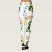 Schlangen-Regenbogen-Leggings Leggings (Rückseite)