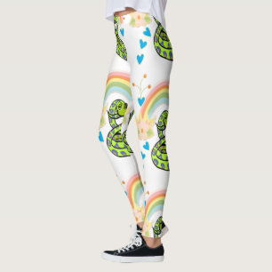 Schlangen-Regenbogen-Leggings Leggings
