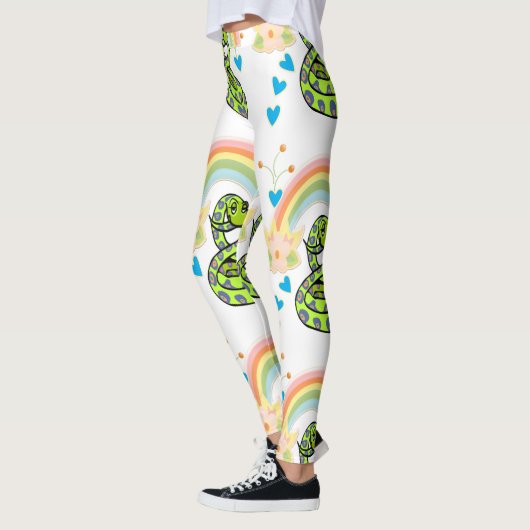 Schlangen-Regenbogen-Leggings Leggings (Links)