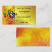 Schlangen-reizend Hexe Visitenkarte (Vorne/Hinten)