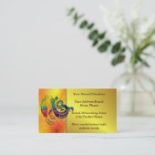 Schlangen-reizend Hexe Visitenkarte (Stehend Vorderseite)