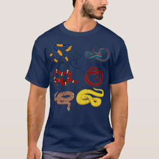Schlangen Reptilien Tiere Giftschlange T-Shirt