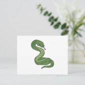 Schlangen-Reptilschlangen für Tierfreunde Postkarte (Stehend Vorderseite)