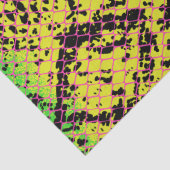 Schlangen-Scales-Effekt mit rosa Linien-Decoupage Seidenpapier (Detail)