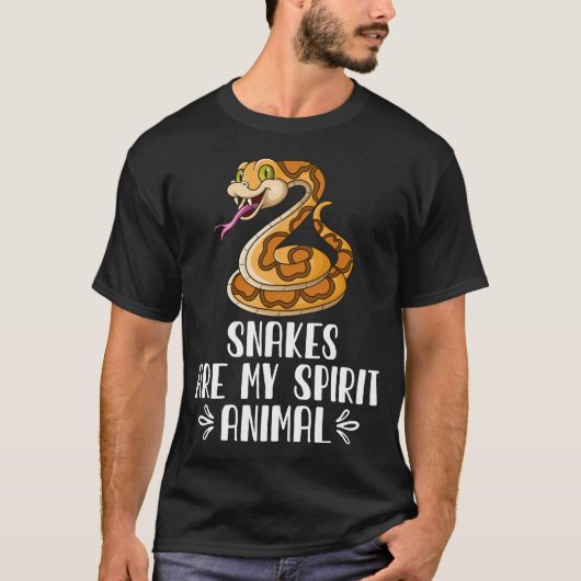 Schlangen sind mein Geist T-Shirt (Vorderseite)