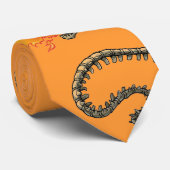 Schlangen-Skelett-Krawatte Krawatte (Gerollt)