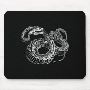 Schlangen-Skelett-Shirt Lustig Cool Halloween Kind Mousepad