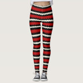 Schlangen-Skin-Muster, Kingsnaksskala Leggings (Vorderseite)