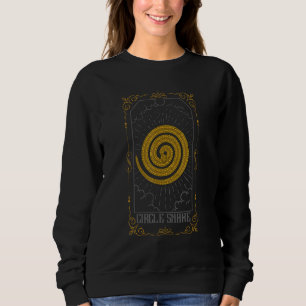 Schlangen-Tarotkarte Kreis Handlesen Wahrsagerin Sweatshirt