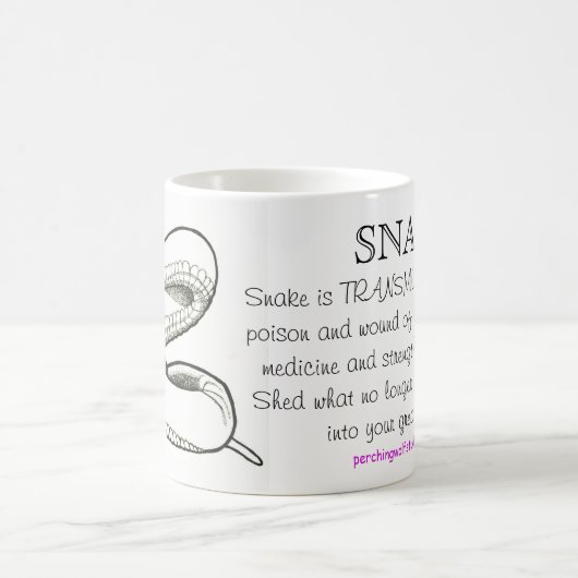 Schlangen-Totem-Tasse Kaffeetasse (Mittel)