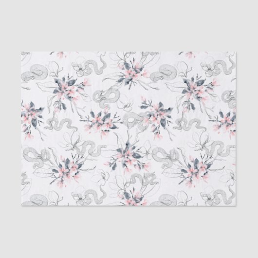 Schlangen u. abstrakte seidenpapier (Vorderseite)