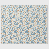 Schlangen und Äpfel Geschenkpapier (Flach)