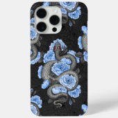 Schlangen und blaue Rose Case-Mate iPhone Hülle (Rückseite)