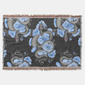 Schlangen und blaue Rose Decke (Vorderseite)