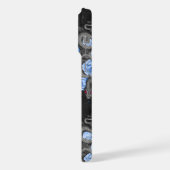 Schlangen und blaue Rose iPhone Hülle (Linke Seite)