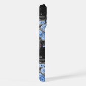 Schlangen und blaue Rose iPhone Hülle (Rechte Seite)