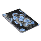 Schlangen und blaue Rose Notizblock (Rechte Seite)