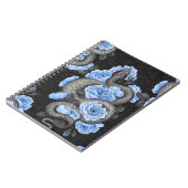 Schlangen und blaue Rose Notizblock (Linke Seite)