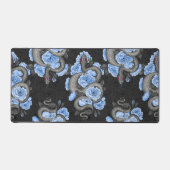 Schlangen und blaue Rose Schreibtischunterlage (Vorderseite)